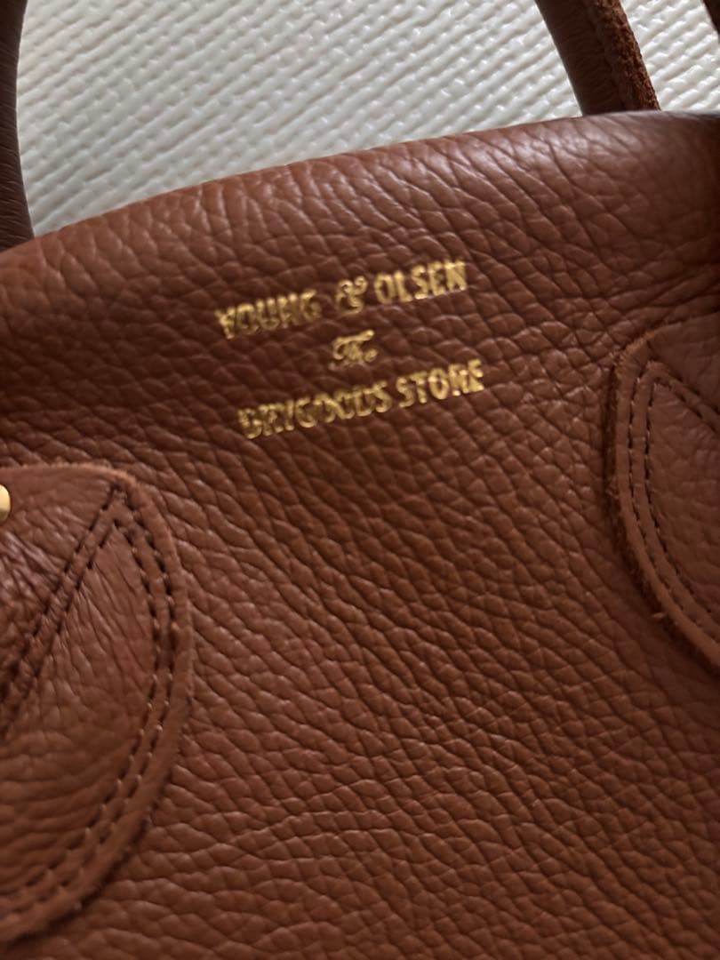 YOUNG & OLSEN ボストンバッグ ブラウン