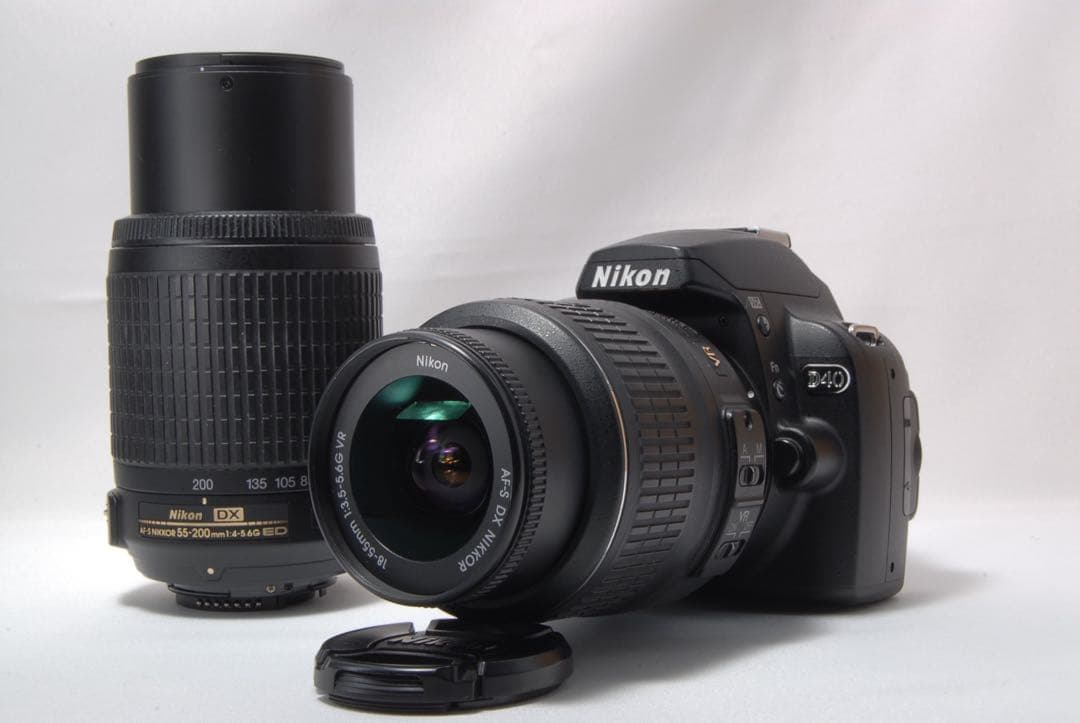 ✨超初心者向け✨Nikon D40 ダブルレンズセット 簡単操作 豪華おまけ付き