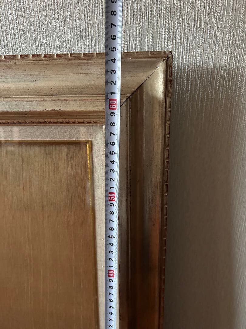 【即購入OK!‼️】アンティーク　額縁　絵画　フレーム　シルバーゴールド　ホワイト