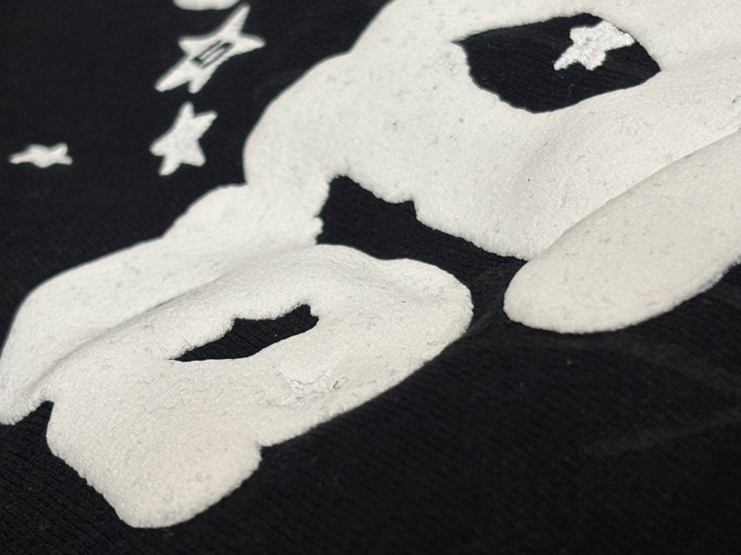 I♡ sp5der ブラック パーカー