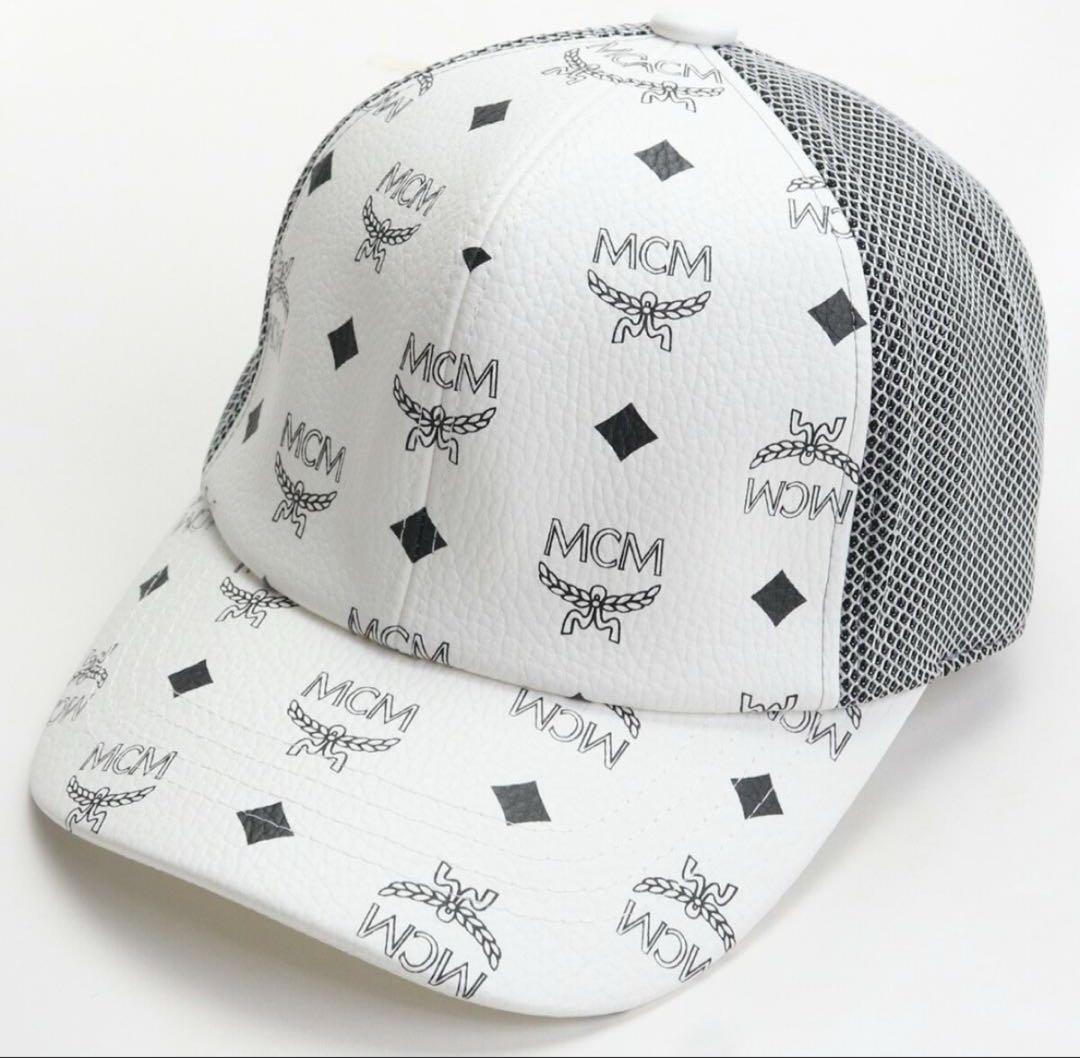 MCM エムシーエム キャップ 帽子 男女兼用 美品 ロゴ