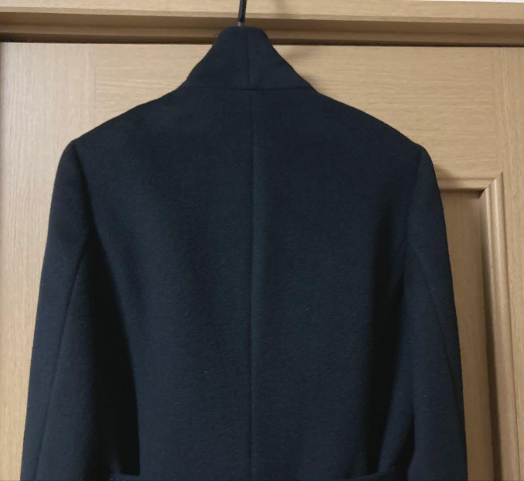 23区 ブラック ベルト付　ロングコート サイズ38 Mサイズ　羊毛✖︎アンゴラ