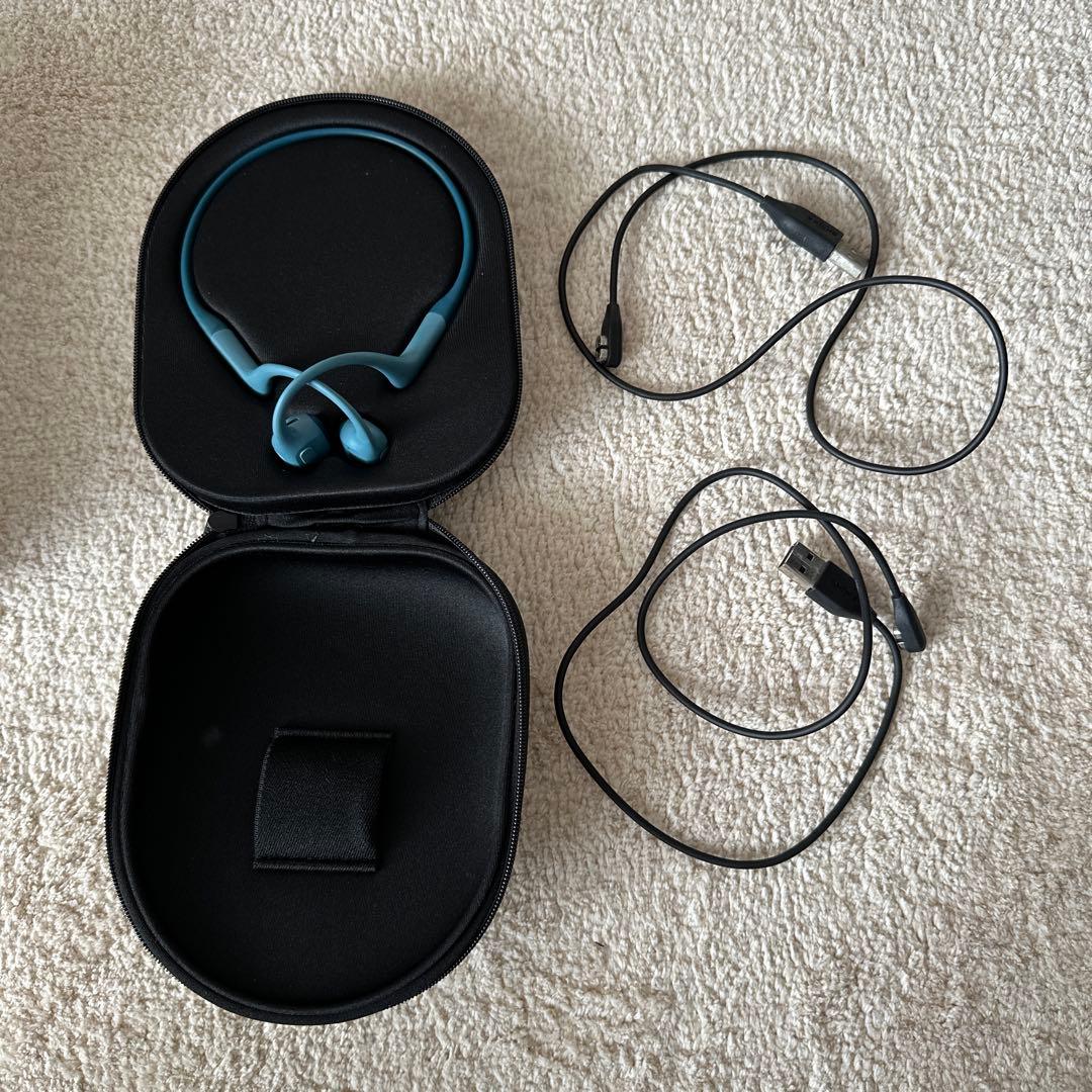 SHOKZ OPENRUN PRO 骨伝導イヤホン ブルー