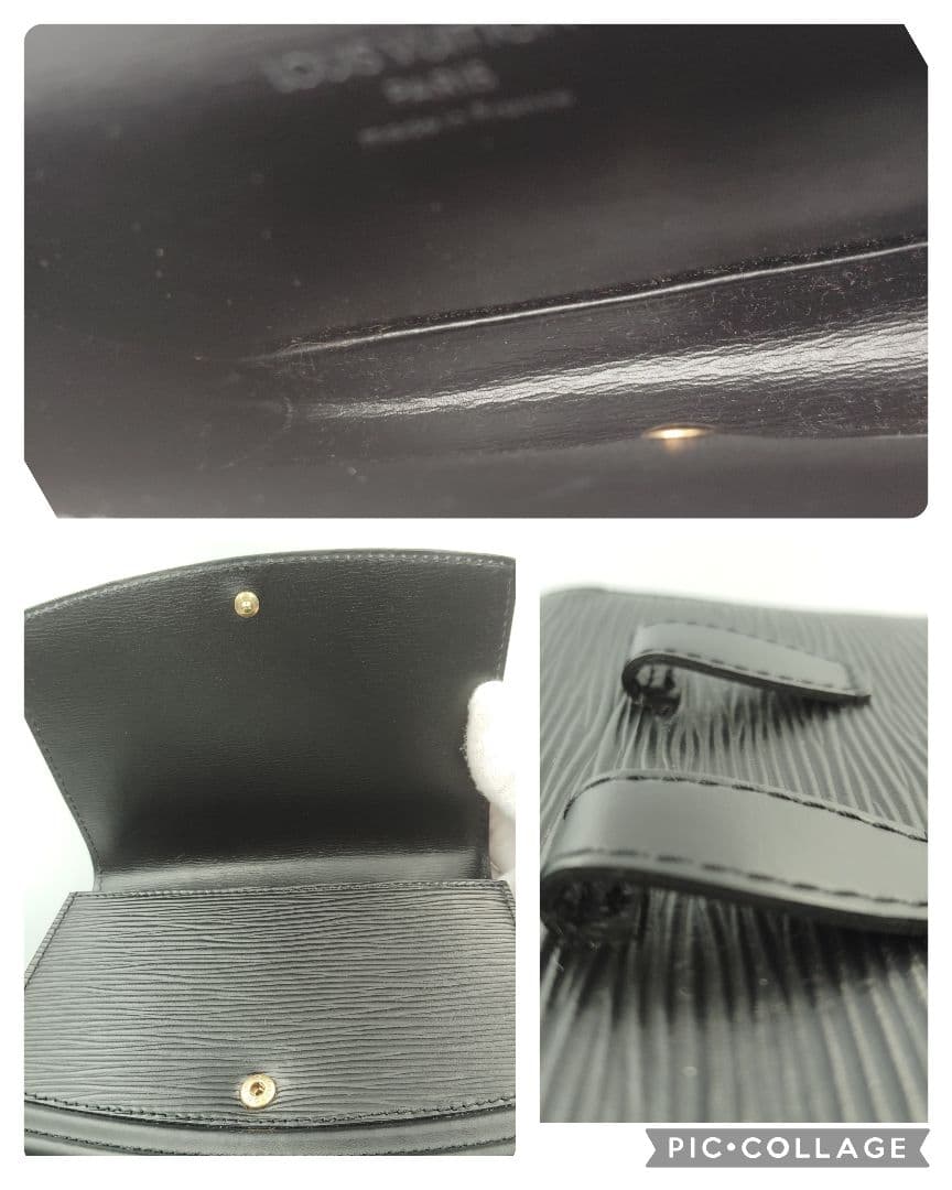 極美品✨ 保存袋付き✨️ルイヴィトン エピ ティルシット ノワール ポーチ