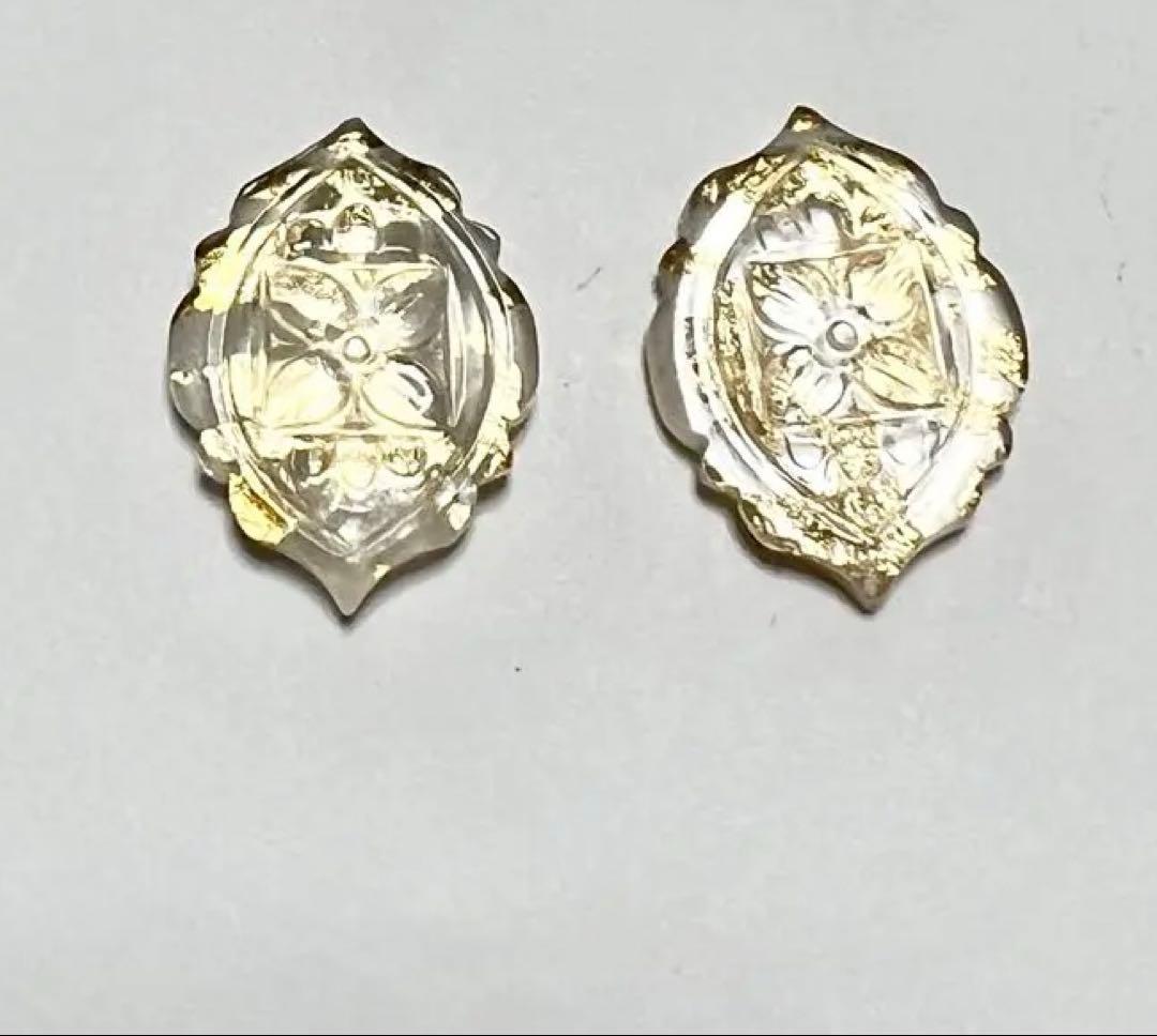 ★daisy★❤️ プルームアゲート　ダブレットオーロラ　14kgfピアス