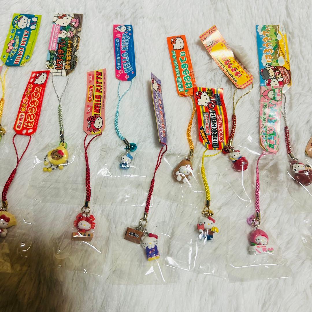 ハローキティ　まとめ売り　ストラップ　ご当地　新品