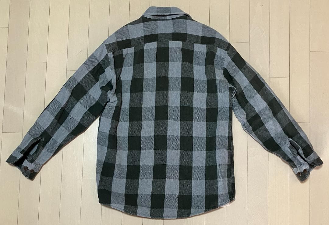 【Mサイズ】セントジョンズベイ ヘビネル 黒×灰ブロックチェック