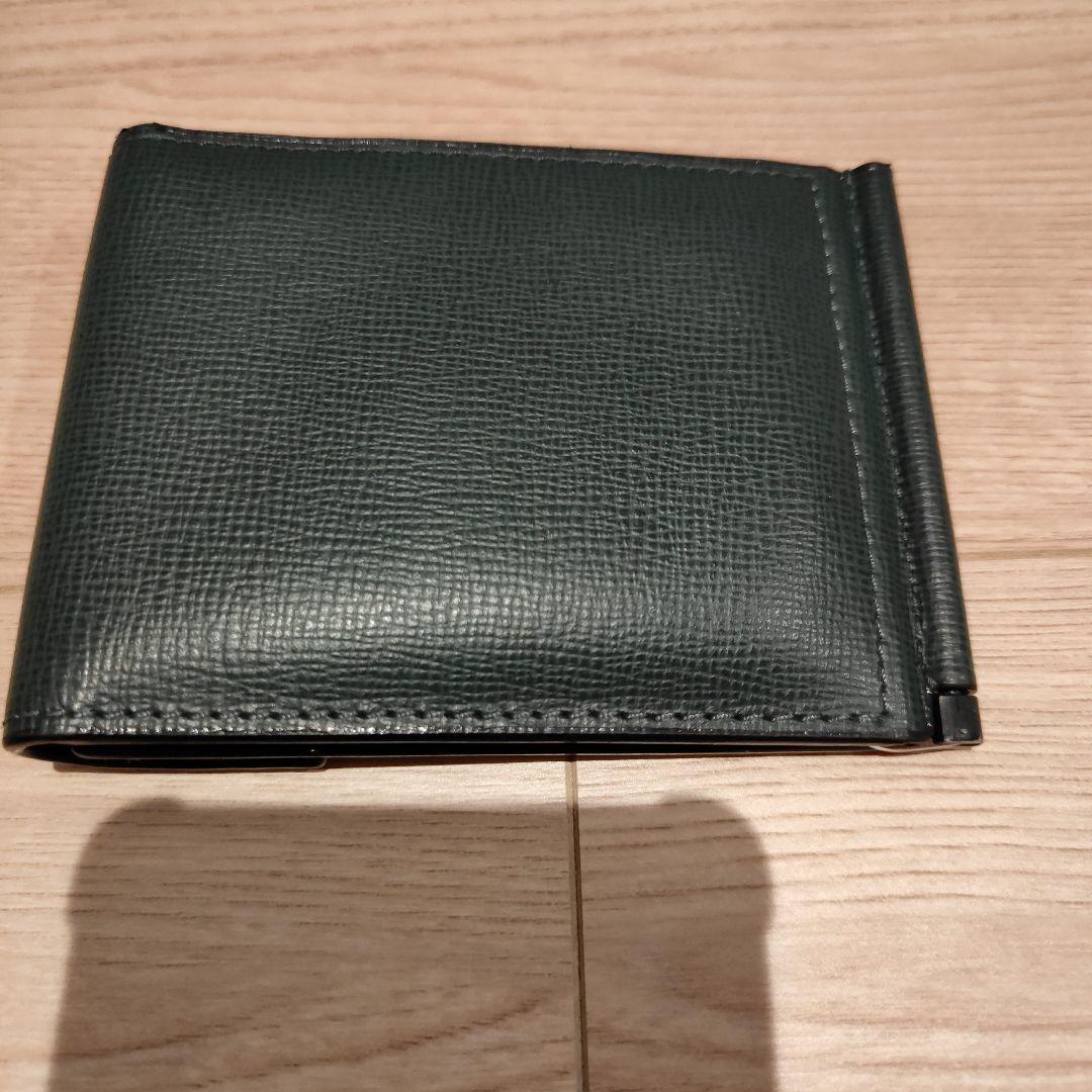 Valextra ダークグリーン マネークリップ　グリップ
