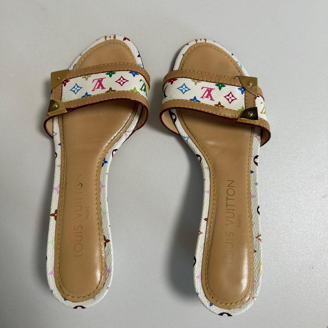 LOUIS VUITTON マルチカラー　ミュール　大阪高島屋購入品