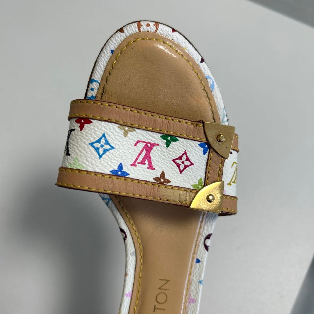 LOUIS VUITTON マルチカラー　ミュール　大阪高島屋購入品