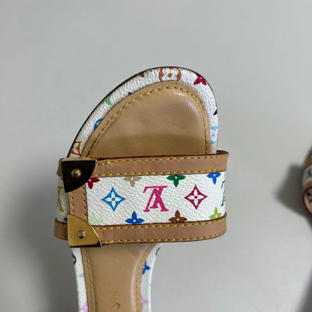 LOUIS VUITTON マルチカラー　ミュール　大阪高島屋購入品