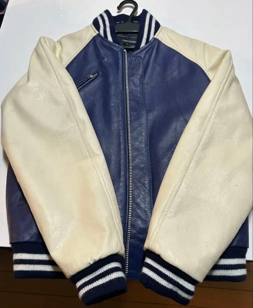 Liugoo Leathers 牛革 オールレザースタジャン