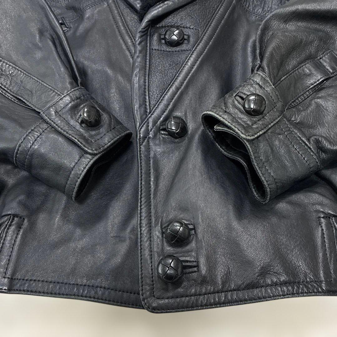 ✨希少 ヴィンテージ LANVIN ランバン 羊革×ムートン ジャケット ラム