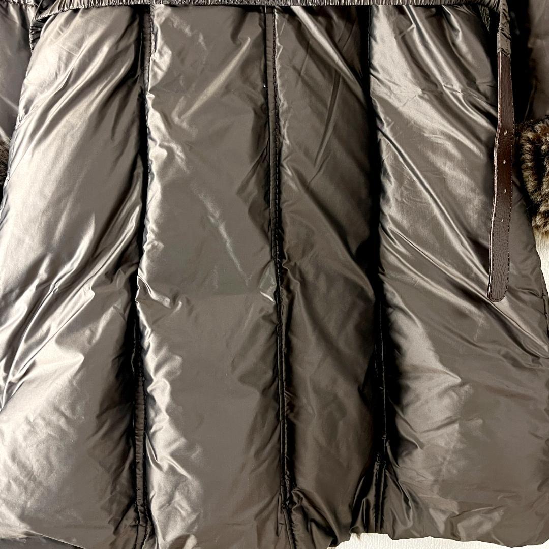 デュアルビュー L ヴィオランティ ムートン グースダウン ダウンコート 伊製