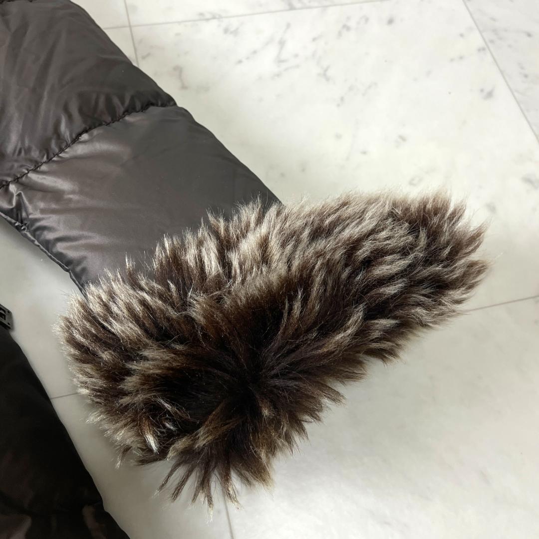 デュアルビュー L ヴィオランティ ムートン グースダウン ダウンコート 伊製