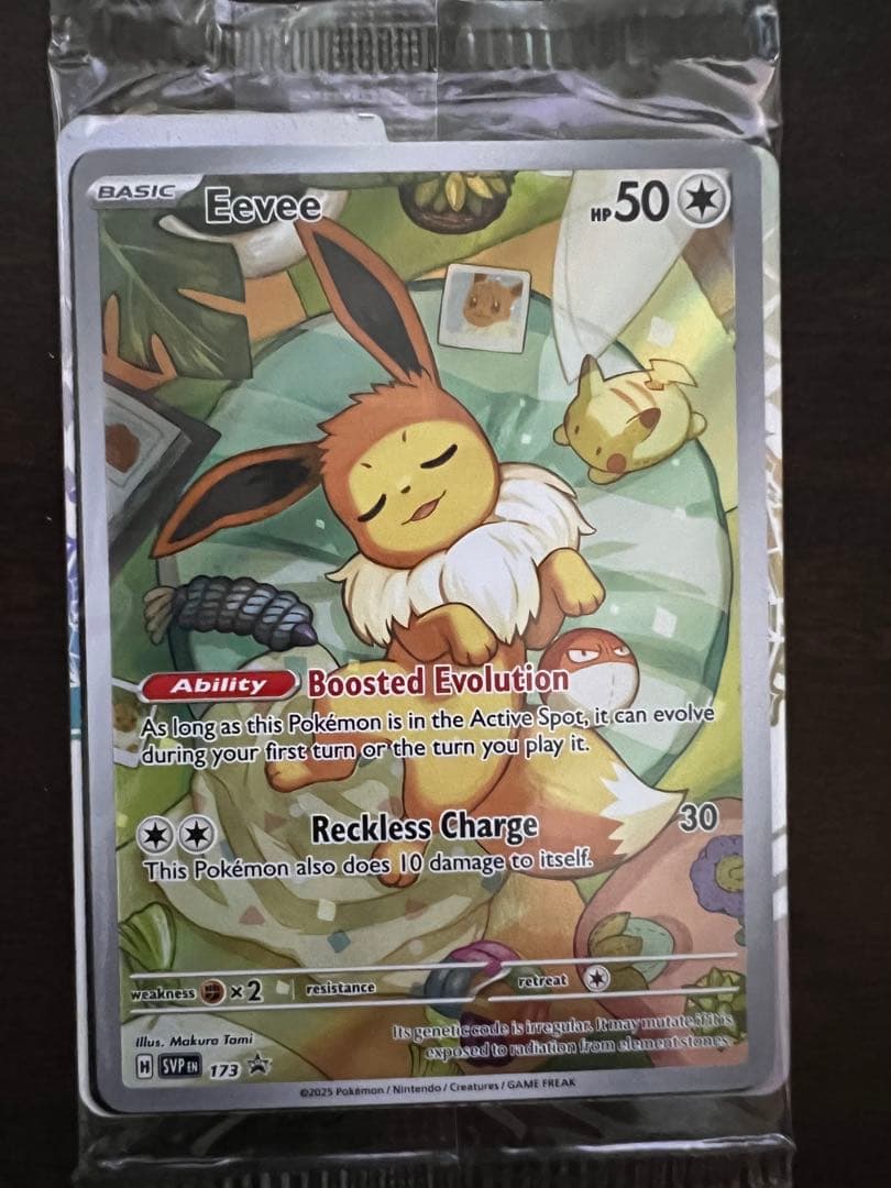 ぽ*う様 未開封 イーブイ プロモ ポケモンカード 4パックセット 英語 テラス