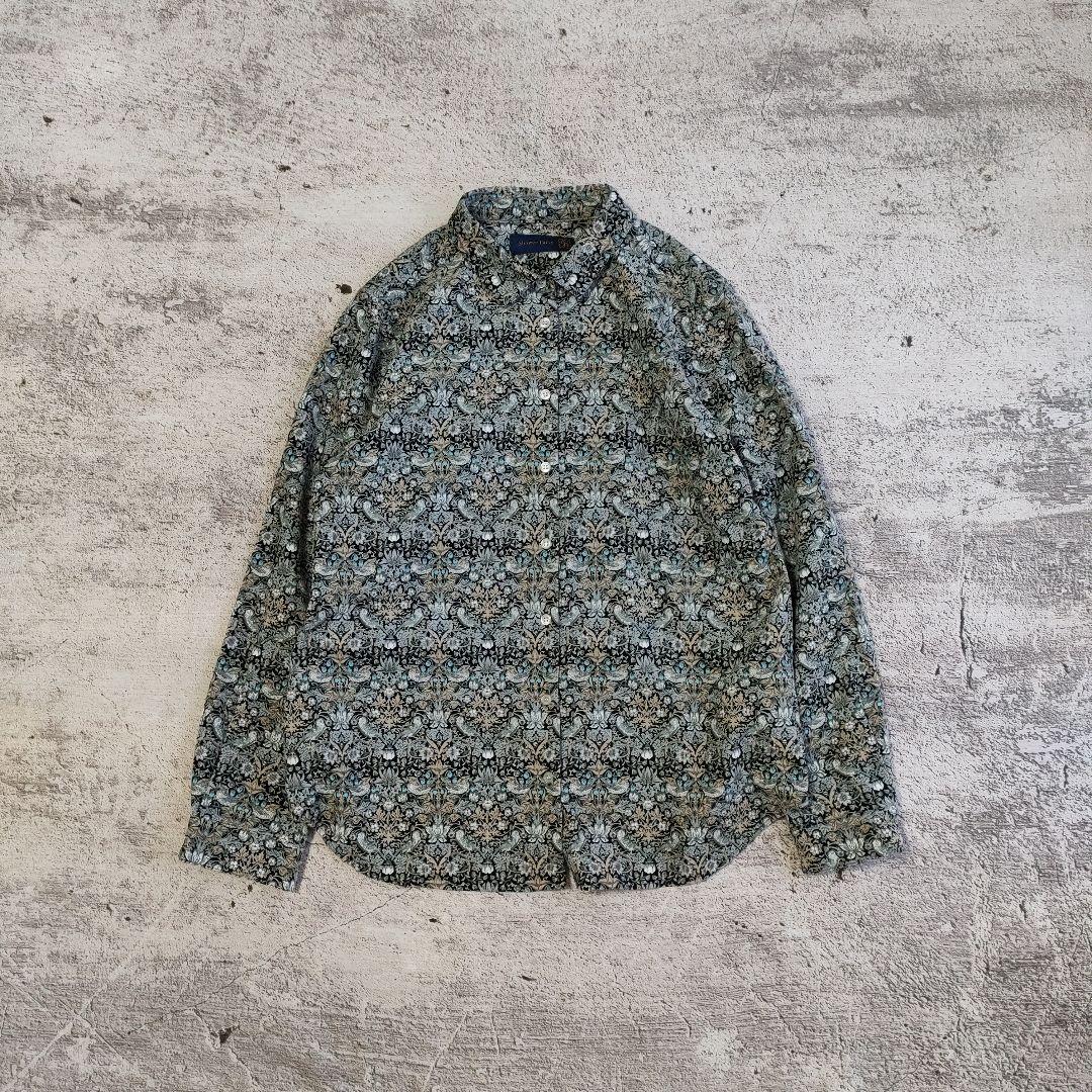 24AW 極美品 シャワーパーティー コーデュロイリバティシャツ いちご泥棒