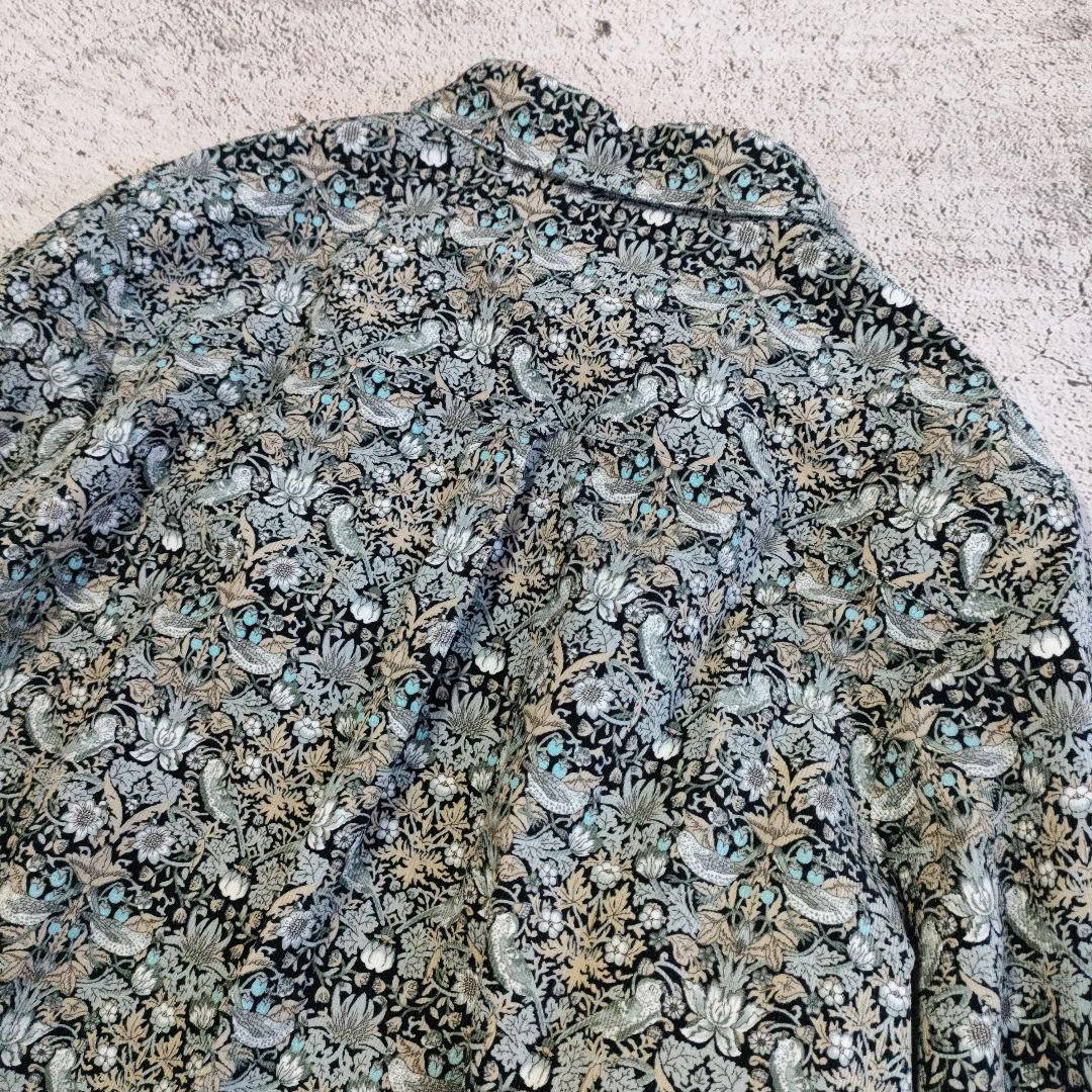 24AW 極美品 シャワーパーティー コーデュロイリバティシャツ いちご泥棒