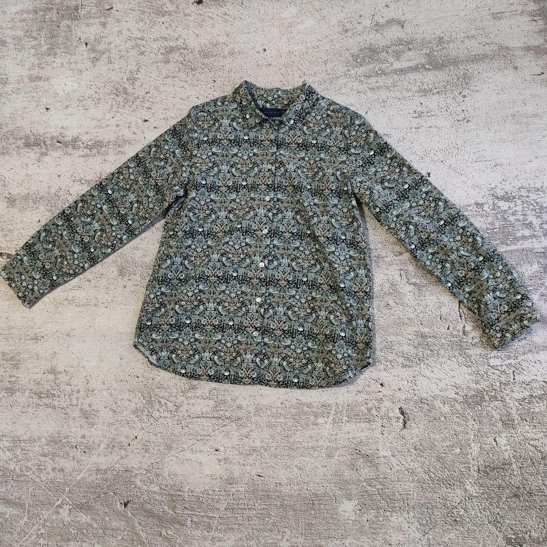 24AW 極美品 シャワーパーティー コーデュロイリバティシャツ いちご泥棒