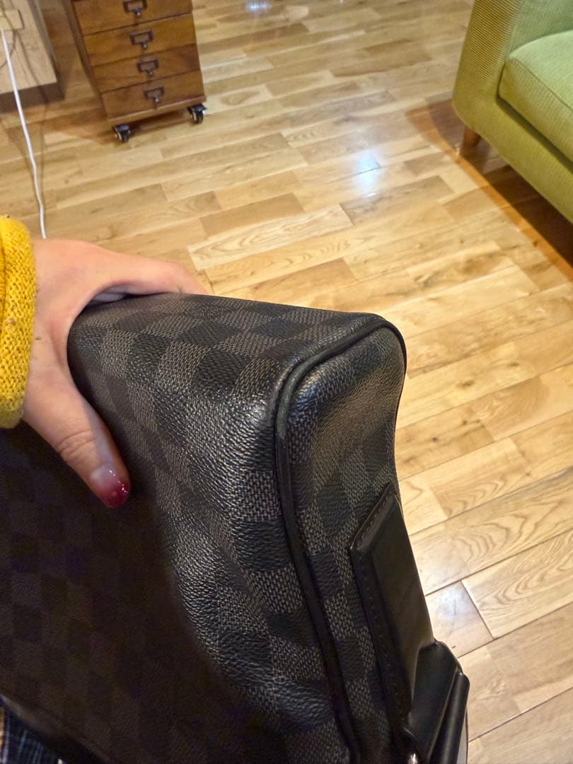 Louis Vuitton ダミエ ブラック ショルダーバッグ