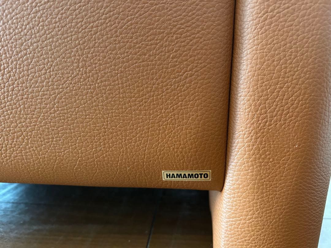 美品　本革ソファ　浜本工芸　WL-2000