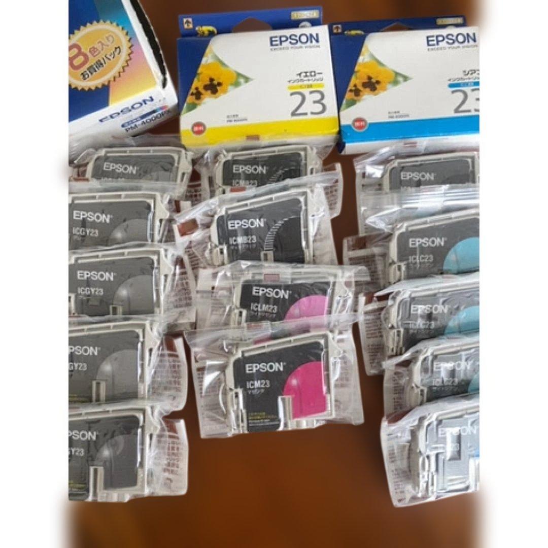 IC8CL23プリンタインク8色入り5パックバラ16本 機種PM-4000PX