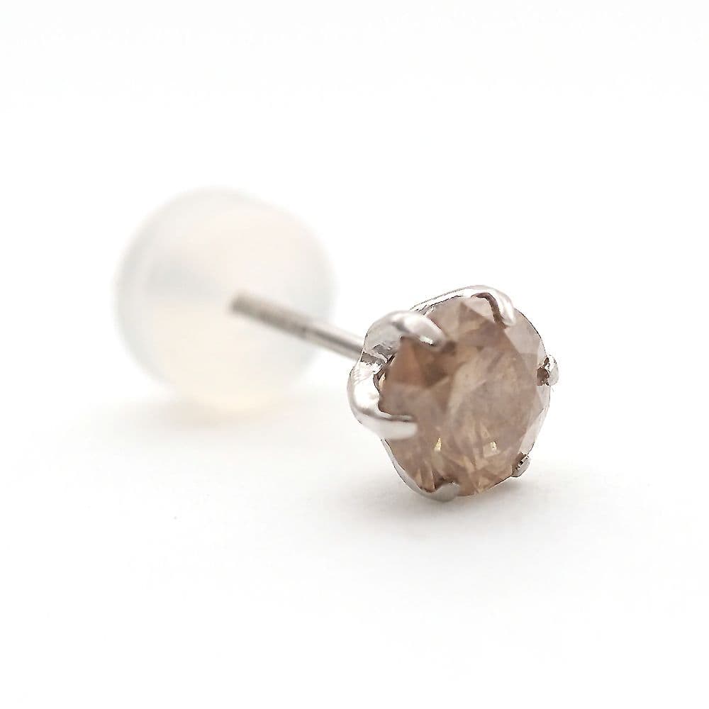 k*i様 本物保証‼︎ Pt900 プラチナ 天然ダイヤモンド0.5ct 片耳ピ
