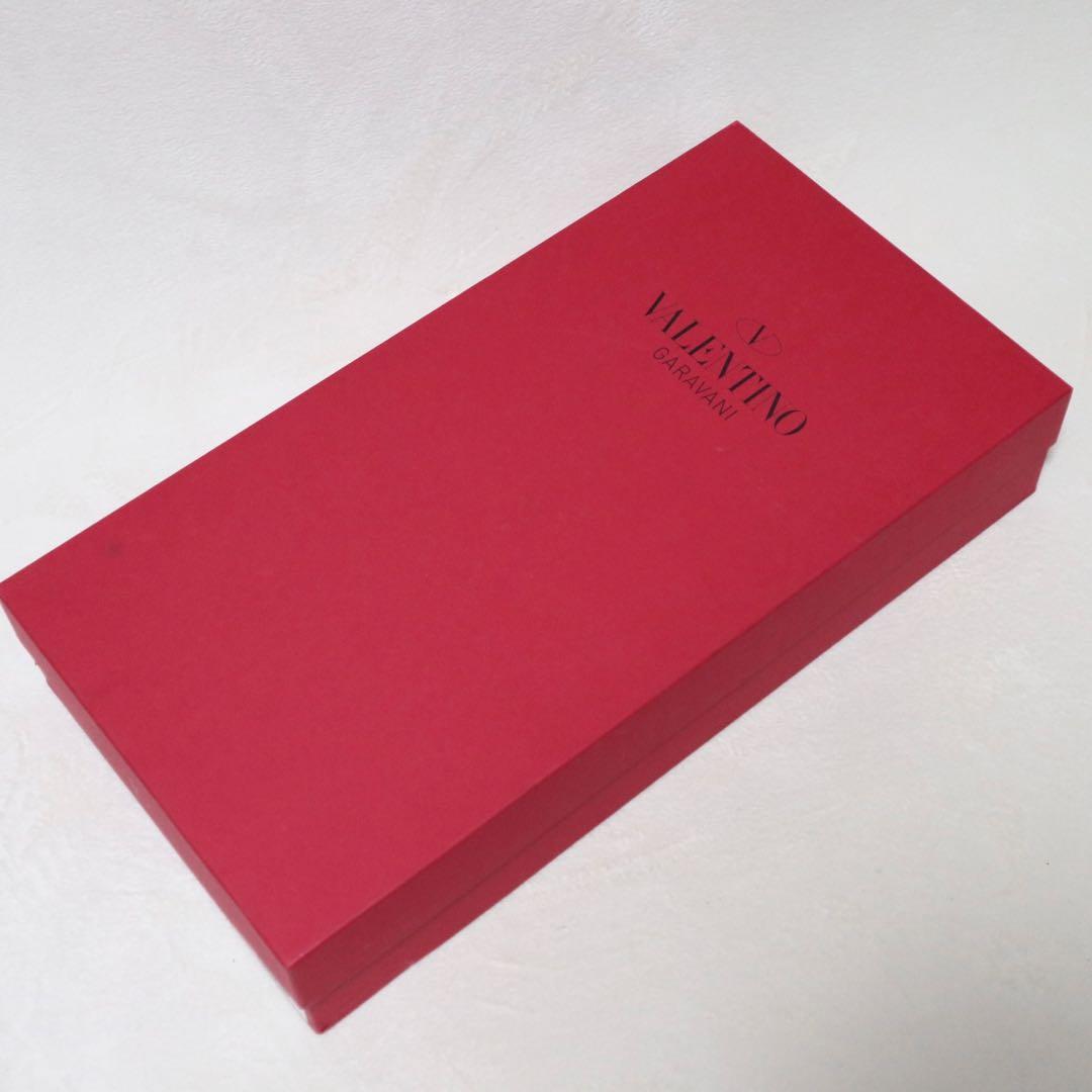 ヴァレンティノ レインブーツ 長靴 レース 刺繍 スタッズ ベルト ロング 38