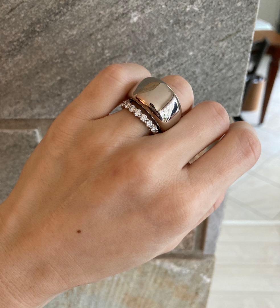 カルティエ ヌーベルバーグ k18 wg ホワイトゴールド #53 13号相当