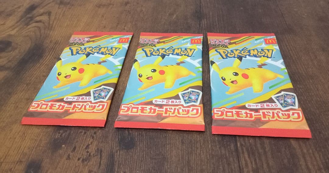 m*u様 3SET ポケモン マクドナルド プロモカード MEGA PoKeMo