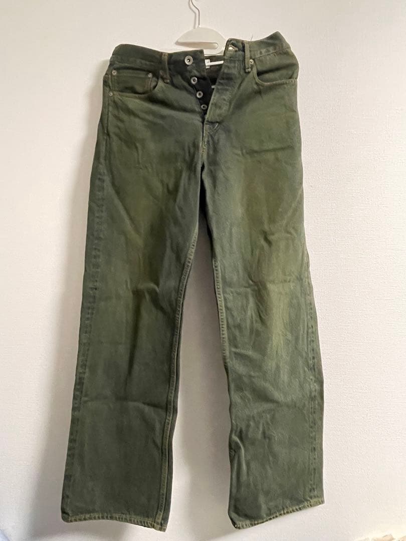 パンツ DAIRIKU 20AW denim pants khaki
