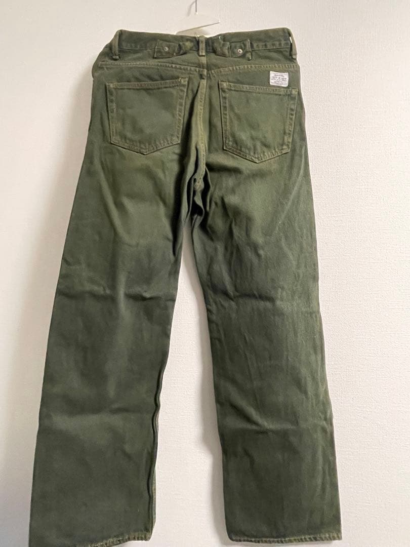 パンツ DAIRIKU 20AW denim pants khaki