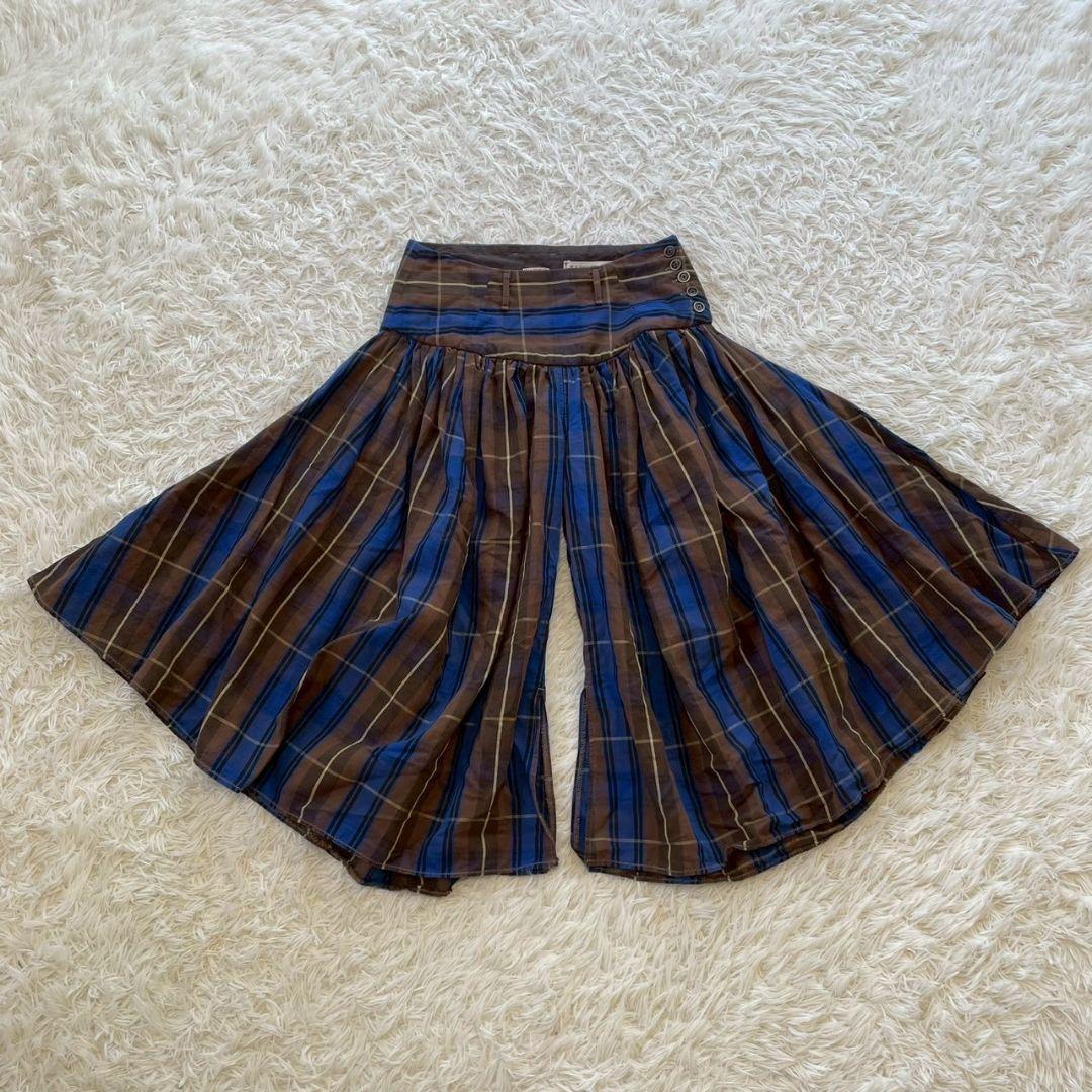 KAPITAL キャピタル　リネン混　麻　ガウチョ　パンツ　岡山御津工場産