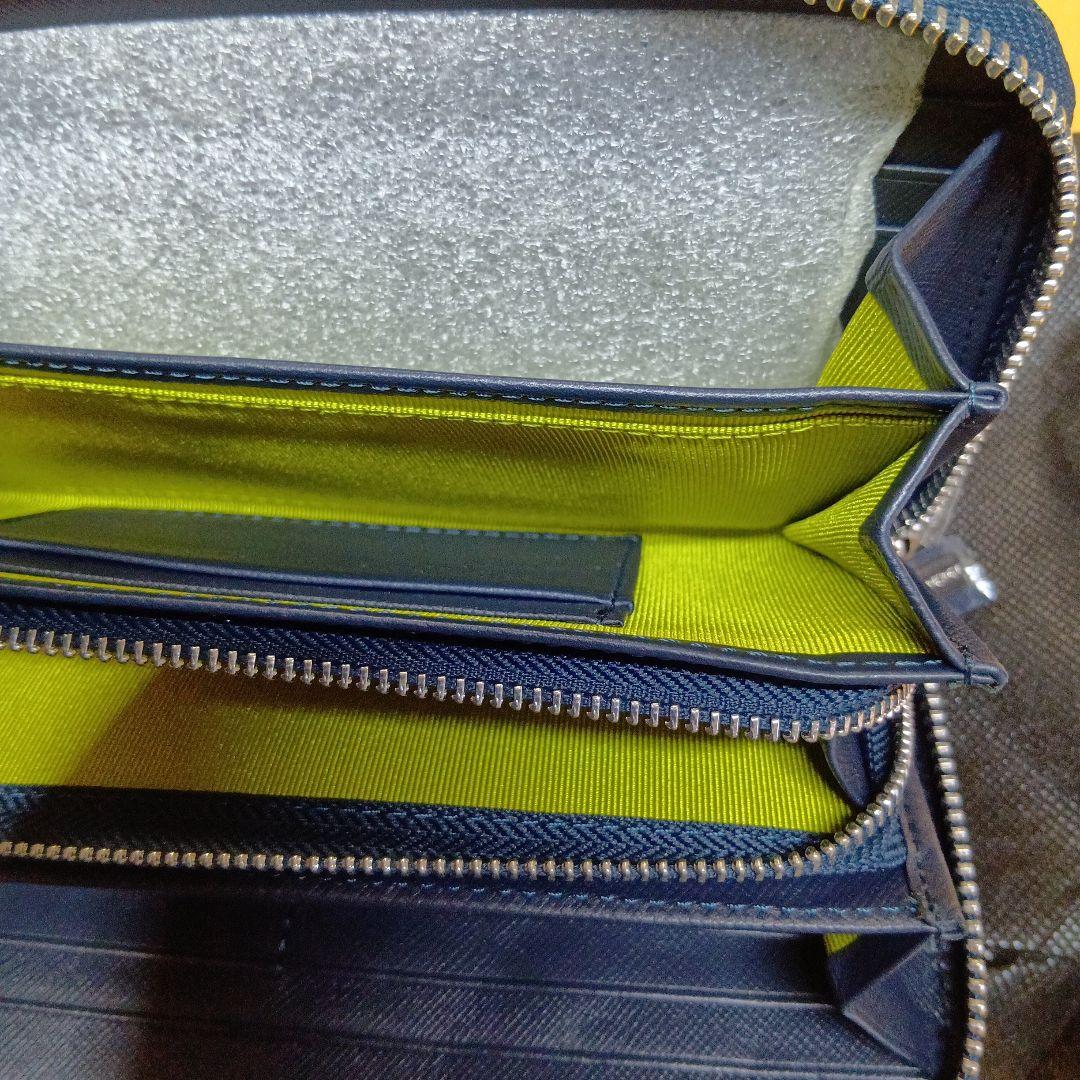 新品・CROIX 　クロワ・ロワイヤル　ネイビー　本ワニ皮・長財布