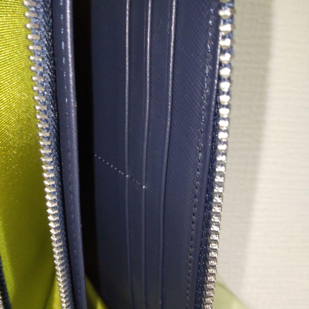 新品・CROIX 　クロワ・ロワイヤル　ネイビー　本ワニ皮・長財布