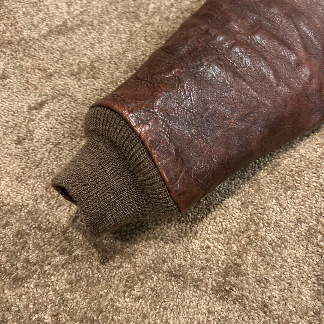 【美品】バズリクソンズ　A-2 サイズ38 ブロンコハイド　アニリン仕上