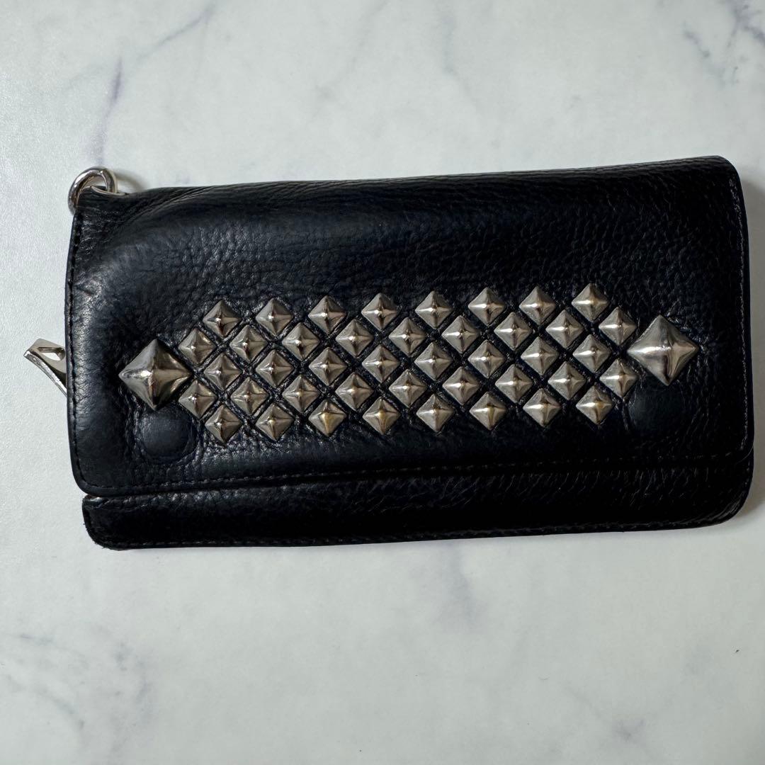 Pashifismd777さま　【美品】キャリー　長財布　STUDS LEAT