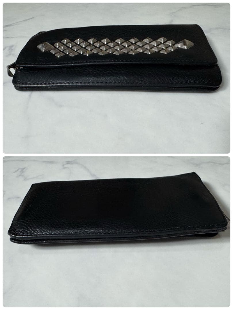 Pashifismd777さま　【美品】キャリー　長財布　STUDS LEAT