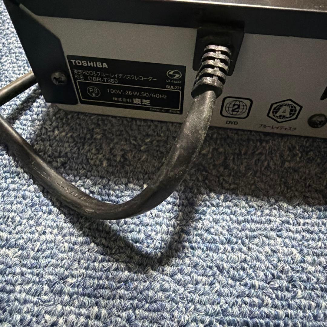 東芝 REGZA 2TB 3番組同時録画 ブルーレイレコーダー DBR-T360
