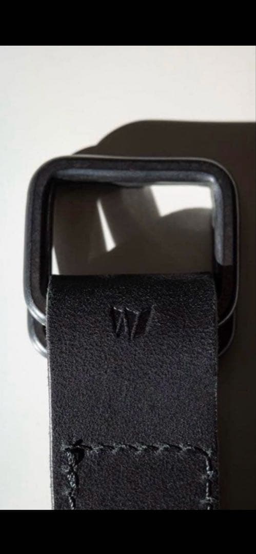 w double belt OVY (smooth leather) ベルト