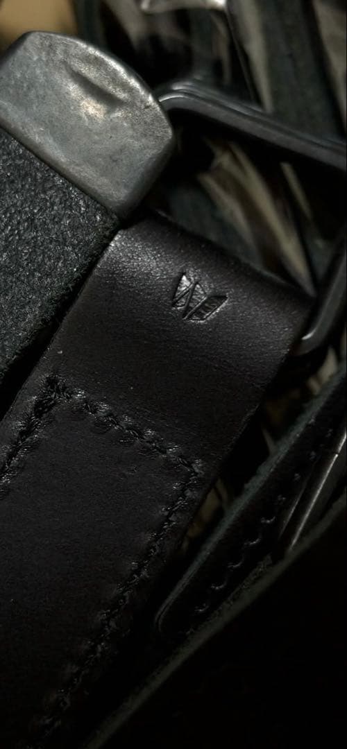 w double belt OVY (smooth leather) ベルト