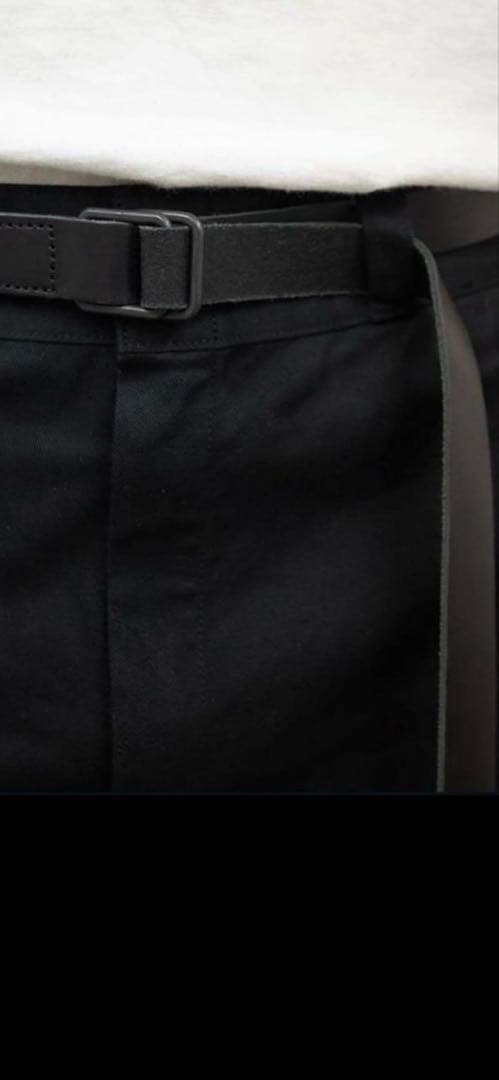 w double belt OVY (smooth leather) ベルト