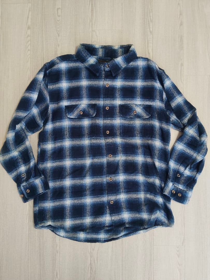 古着 FIELD&STREAM オンブレチェック 長袖 フランネル