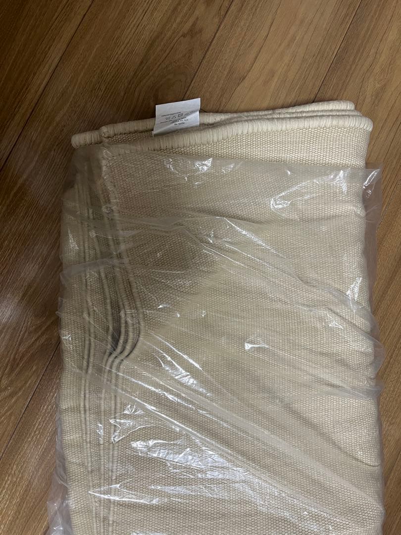 【美品】無印良品　インド綿ラグ　大