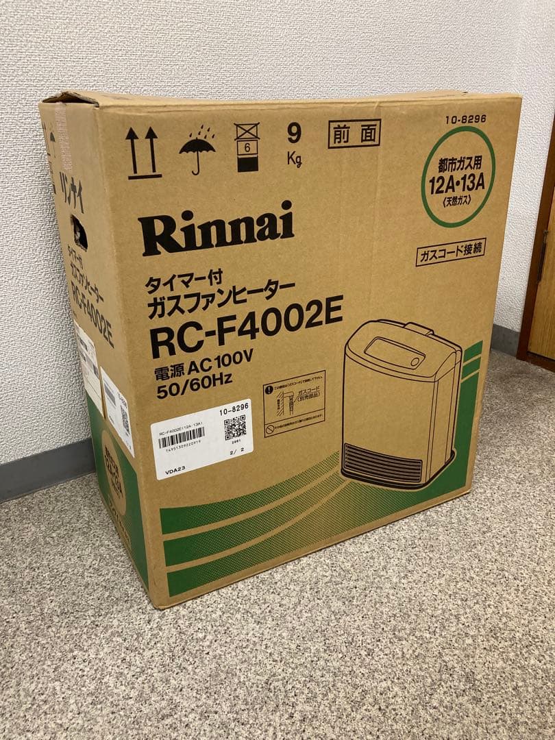 ★新品★送料込み★リンナイ★Rinnai RC-F4002E ガスファンヒーター