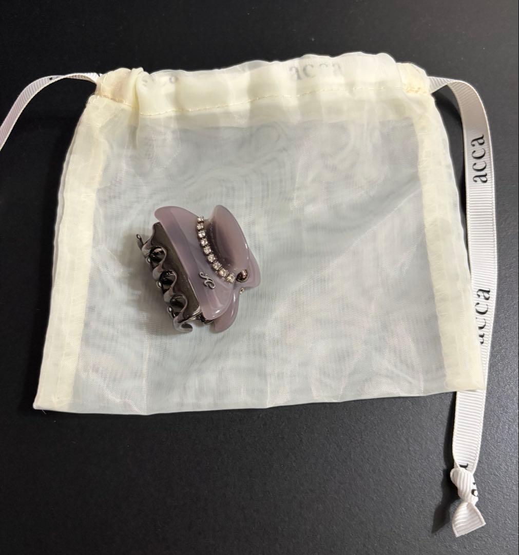 新品acca クリップ ダークグレー　完売商品