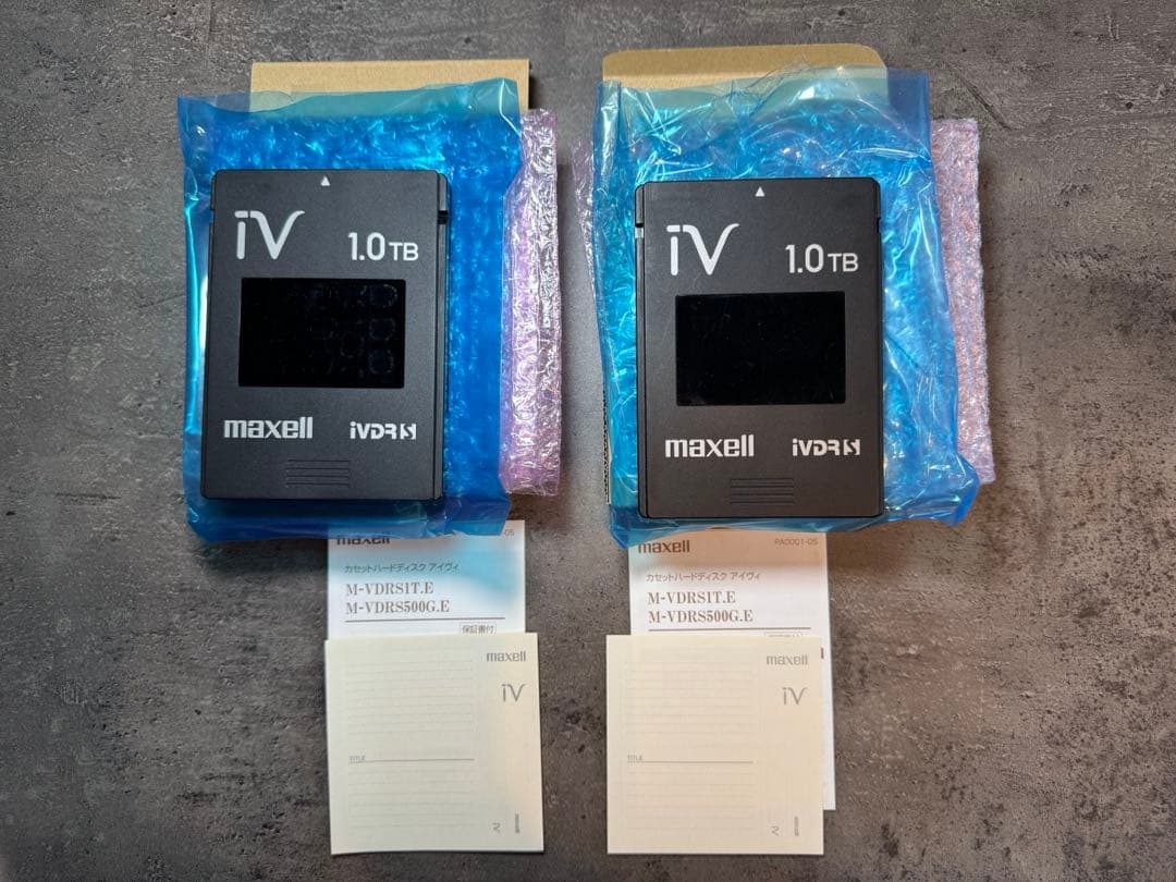 ぴ*☆様 iV 1.0TB/500GBカセットハードディスク5個セット