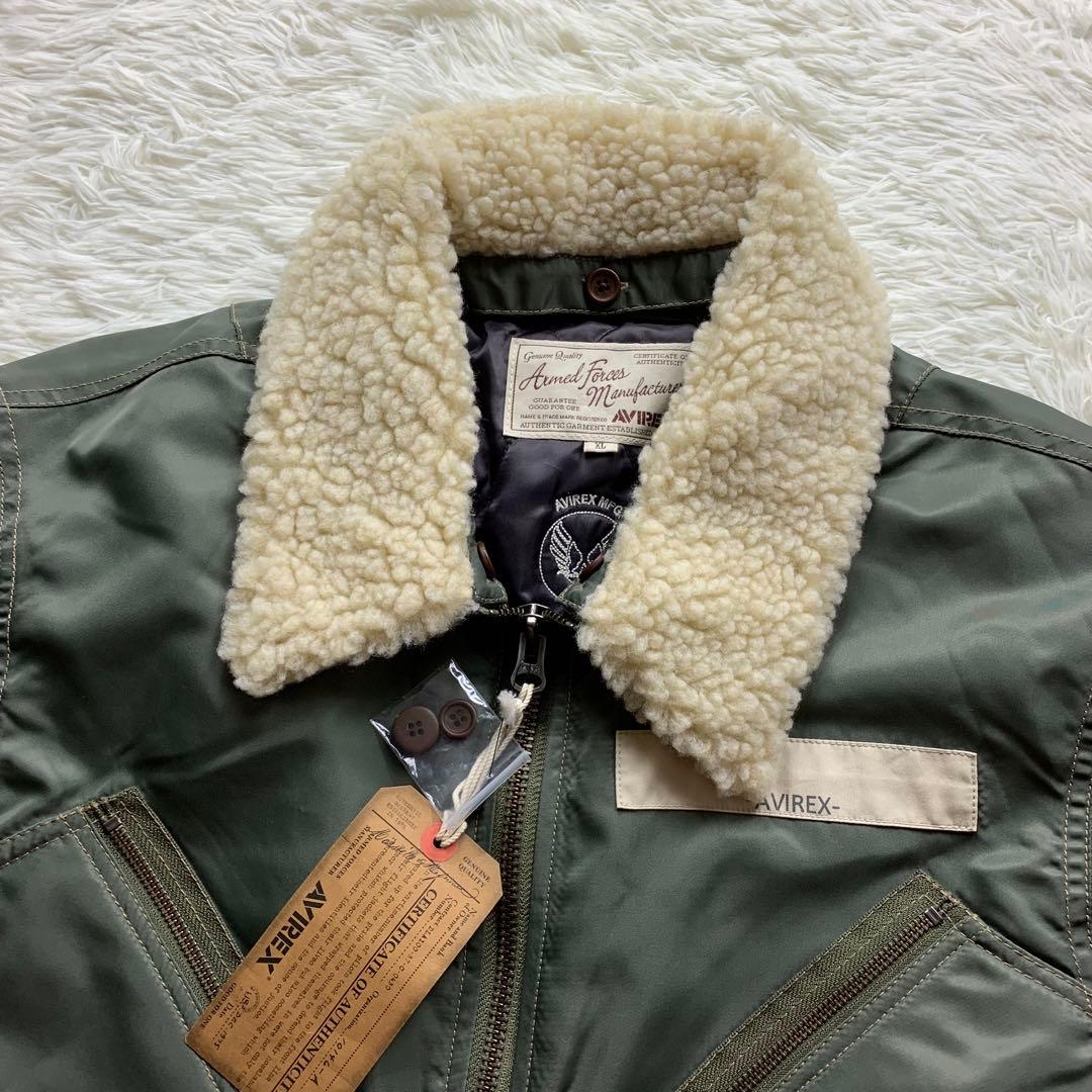 未使用/タグ付き ■AVIREX オールインワン　つなぎ　カーキ　LL