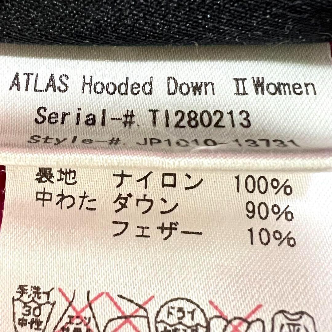 マムート アトラスフーデッドダウン ジャケット アウトドア ブラック ピンク M