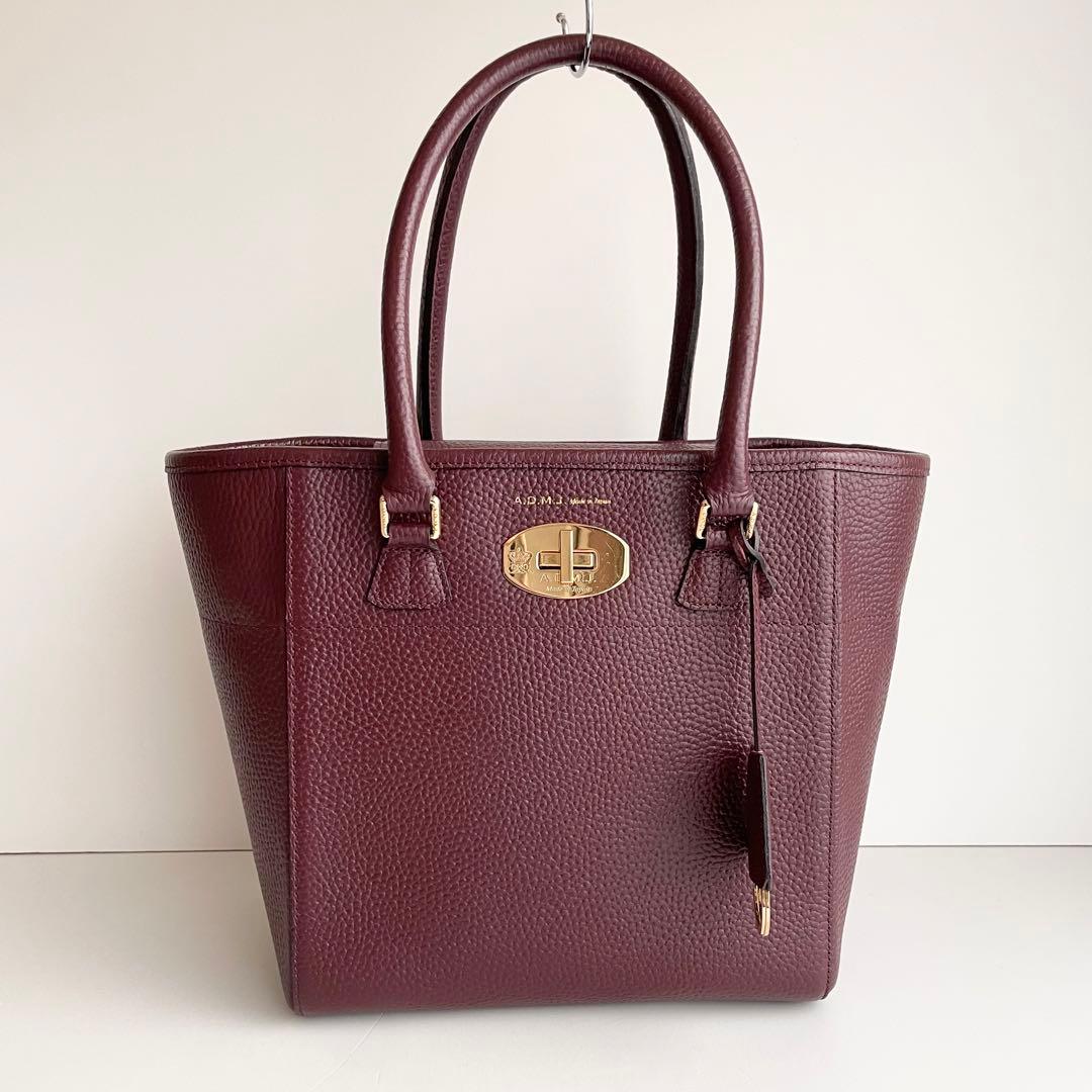 ADMJ エーディーエムジェー ベラトート ハンドバッグ ターンロック ほぼ新品